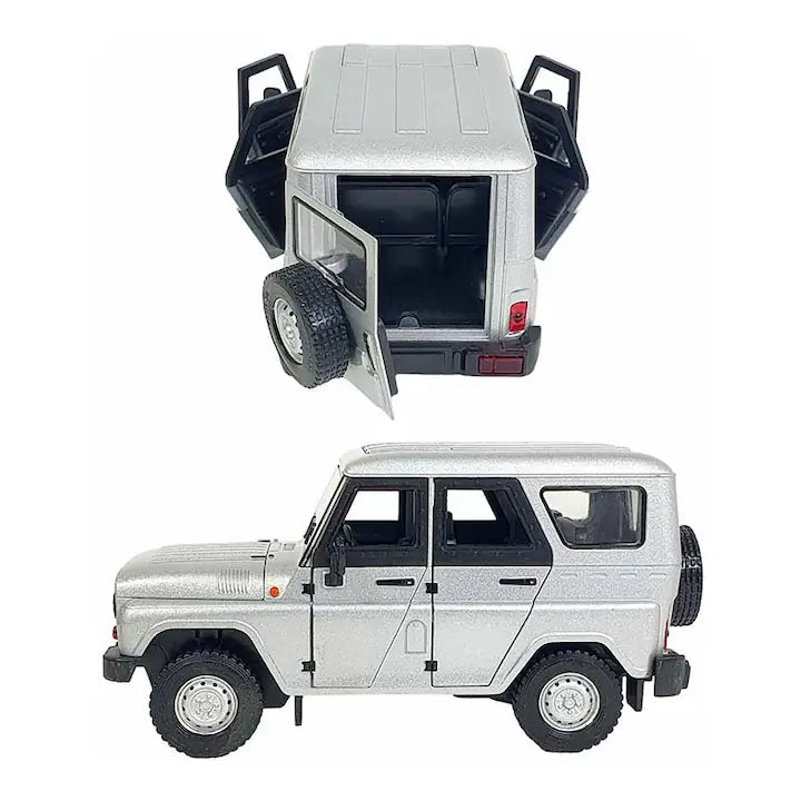 Метален джип UAZ - сив