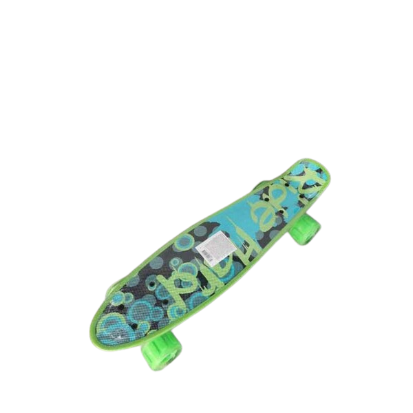 Пениборд със светещи гуми - зелен