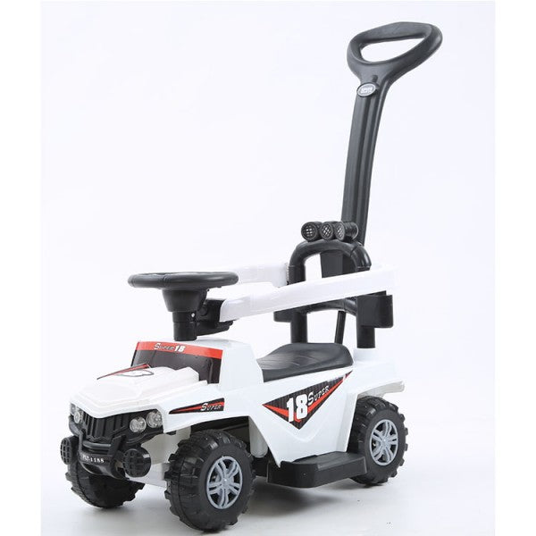 Четириколка джип с родителски контрол - бяла