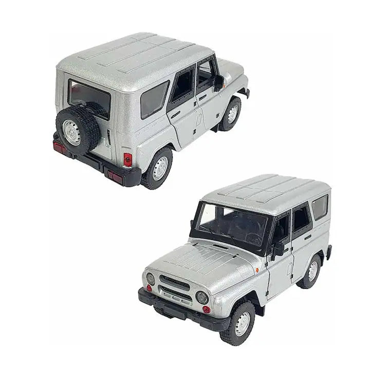 Метален джип UAZ - сив