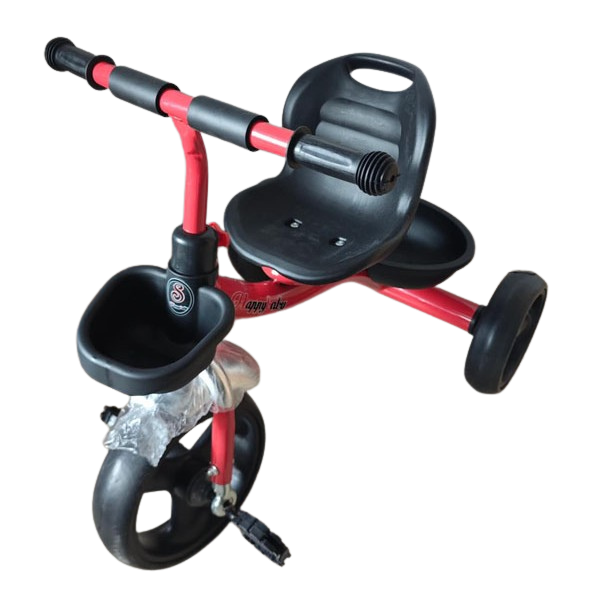 Триколка с две кошници - червена