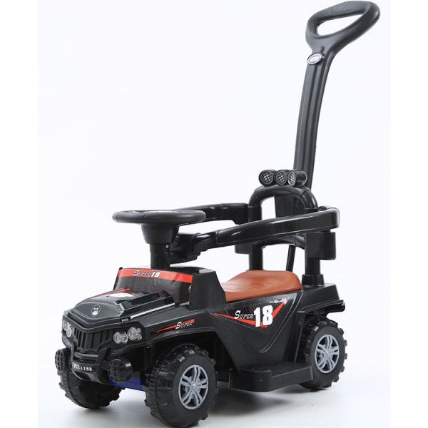 Четириколка джип с родителски контрол - черна