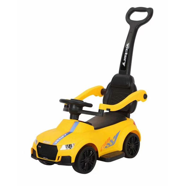 Четириколка с родителски контрол Спорт - жълта