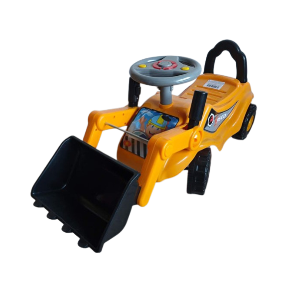 Четириколка багер - жълт