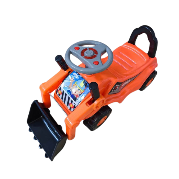 Четириколка багер - оранжев