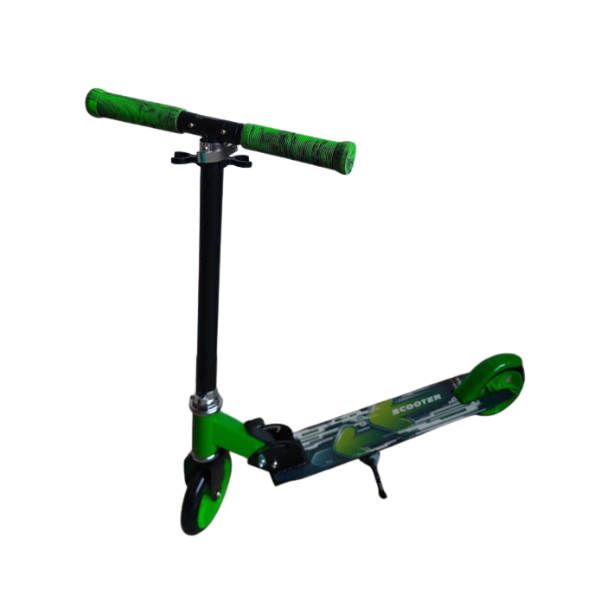 Тротинетка Scooter с две гуми - зелена