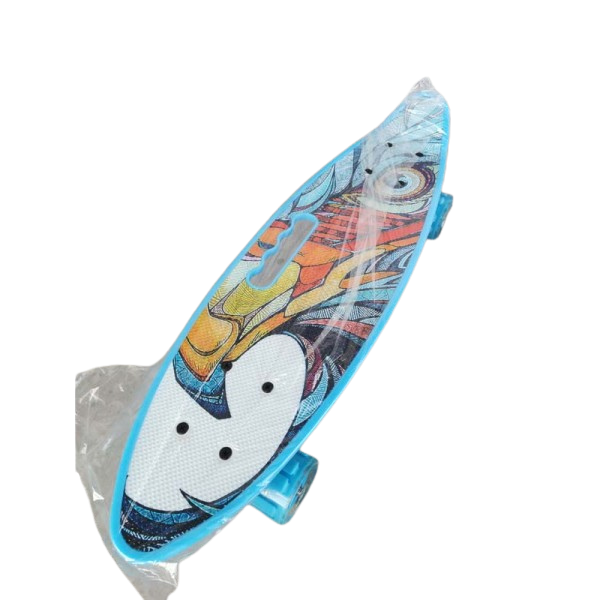 Голям пениборд със светещи гуми - дракон