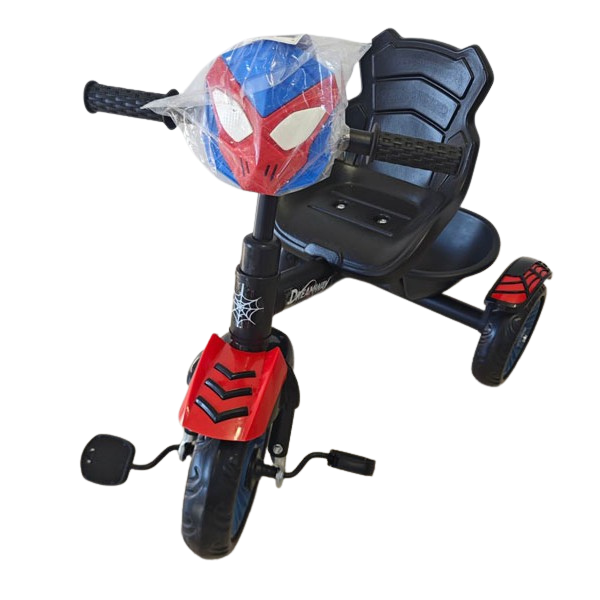 Триколка Spiderman - черна