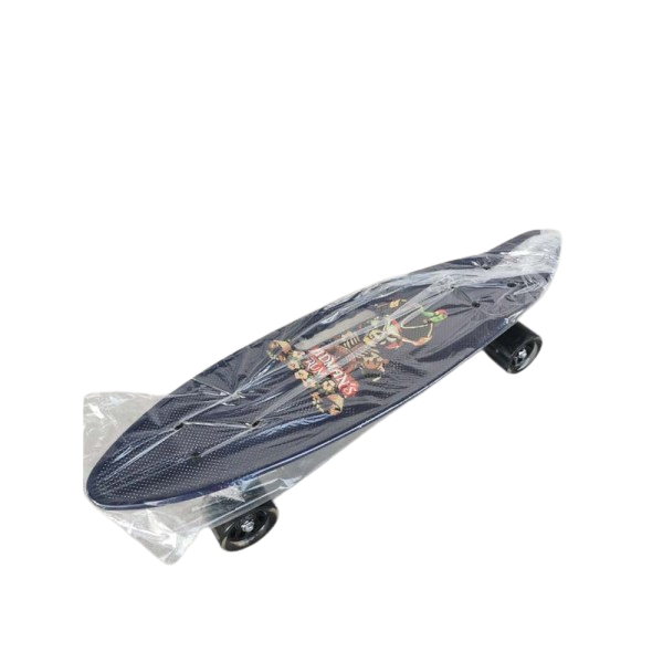 Голям пениборд със светещи гуми - тъмносин